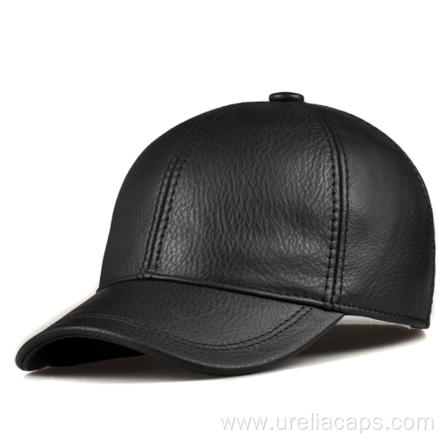 Leatherette blank waterproof cap